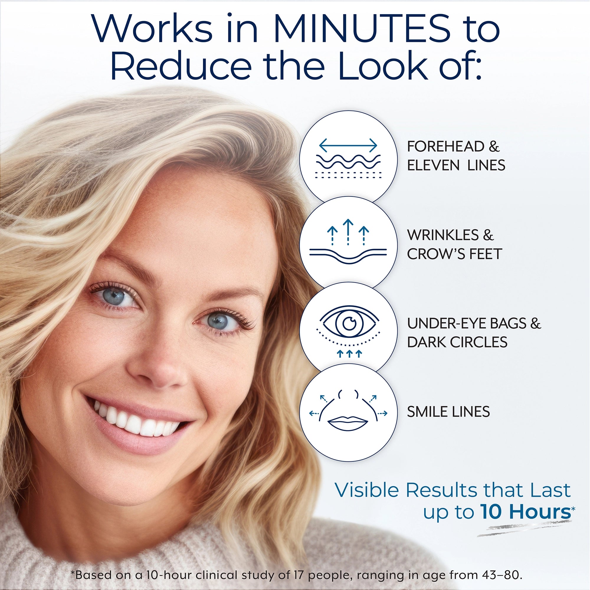 Plexaderm Rapid Reduction Serum — Instantly and visibly diminishes under-eye bags, wrinkles, dark circles, fine lines, and crow's feet; full-size product.